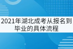 2021年湖北成考從報(bào)名到畢業(yè)的完整流程是怎樣的？