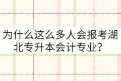 為什么這么多人會(huì)報(bào)考湖北專升本會(huì)計(jì)專業(yè)？