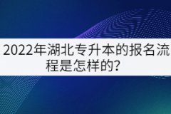 2022年湖北專升本的報(bào)名流程是怎樣的？