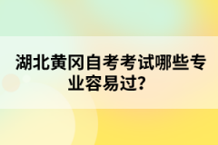 湖北黃岡自考考試哪些專業(yè)容易過？