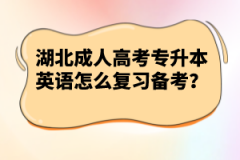 湖北成人高考專升本英語怎么復(fù)習(xí)備考？