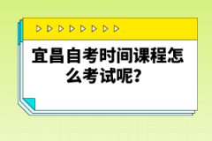 宜昌自考實(shí)踐課程怎么考試呢？